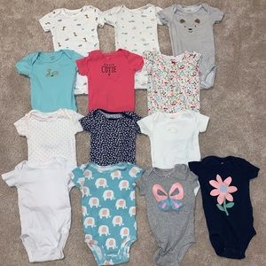 Carter’s Bundle of Girls Onesies